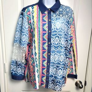 JOHN + MARK Multi Pattern Button Down